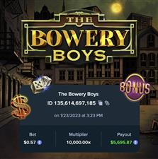 Stake.com Big Win Bowery Boys